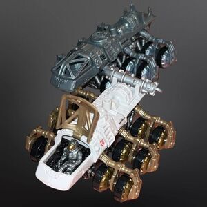 2 ARMADILLO 12-WHEEL Asteroid Rover Space Toy from THE MOVIE ARMAGEDDON 9IN B6